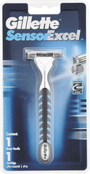 GILLETTE SENSOR EXCEL RAZOR + 1 CART Gillette