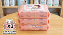 CAREMO FRAGRANCE FREE WIPES 80'S X 3 STICKER CareMo