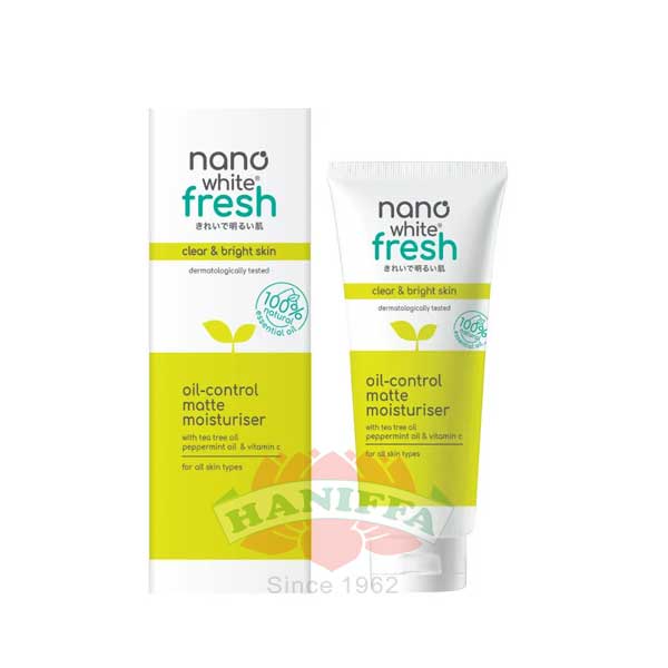 NANOWHITE FRESH OIL-CONTROL MATE MOIST 50ML haniffaonline my