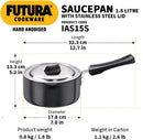 FUTURA HARD ANODISED 1.5 SAUCEPAN (IAS15S) Hawkins