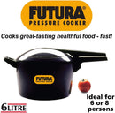 HAWKINS PRES COOKER HARD ANODISED FUTURA 6L (FP60) Hawkins