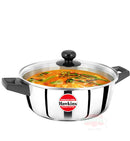 HAWKINS 3L- 24CM COOK-N-SERVE CASSEROLE WITH GLASS LID (SSCB30G) Hawkins