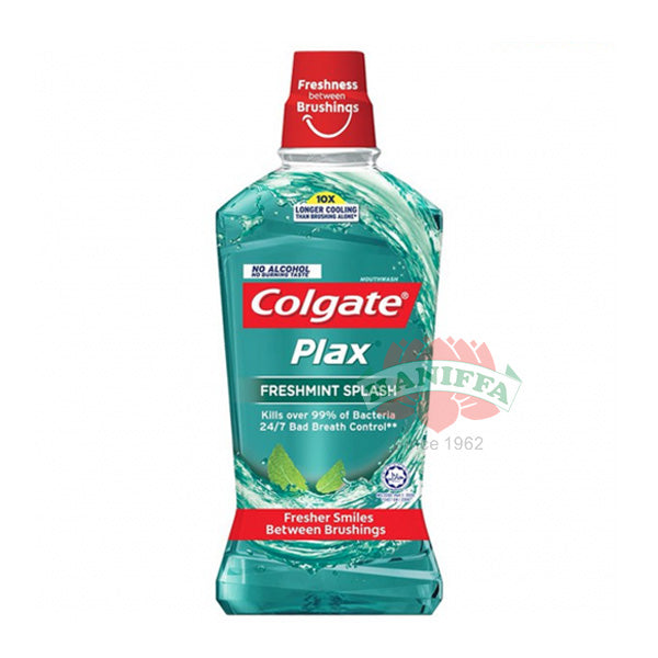 COLGATE PLAX MOUTHWASH FRESHMINT SPLASH 750ML Colgate