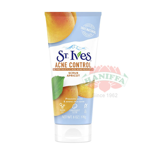 ST.IVES ACNE CONTROL APRICOT SCRUB 170G ST.Ives