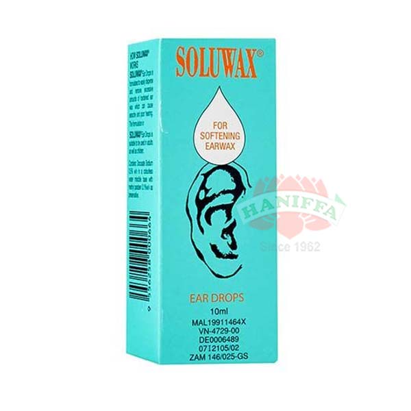 SOLUWAX EAR DROPS 10ML Soluwax