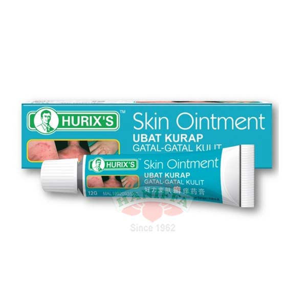 HURIXS SKIN OINTMENT UBAT KURAP GATAL KULIT 12G Hurix's