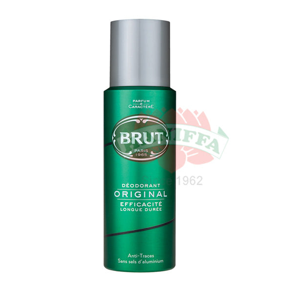 BRUT BODY SPRAY EFFICACITE LONGUE DUREE 200ML Brut