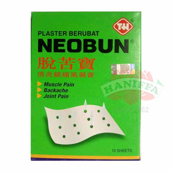 NEOBUN PLASTER BERUBAT 10SHEETS Neobun