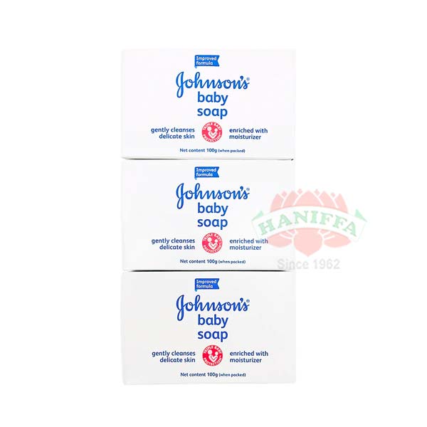 JOHNSON & JOHNSON BABY SOAP REGULAR 3X100G Johnson & Johnson