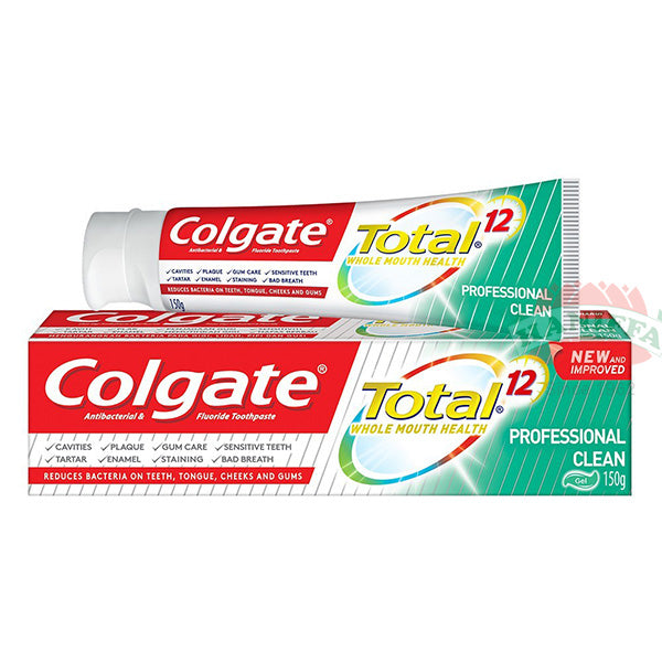 COLGATE TOTAL PROFESSIONAL CLEAN GEL TOOTHPASTE 150G Colgate