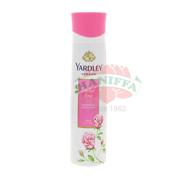 YARDLEY BODY SPRAY ENGLISH ROSE 150ML Yardley