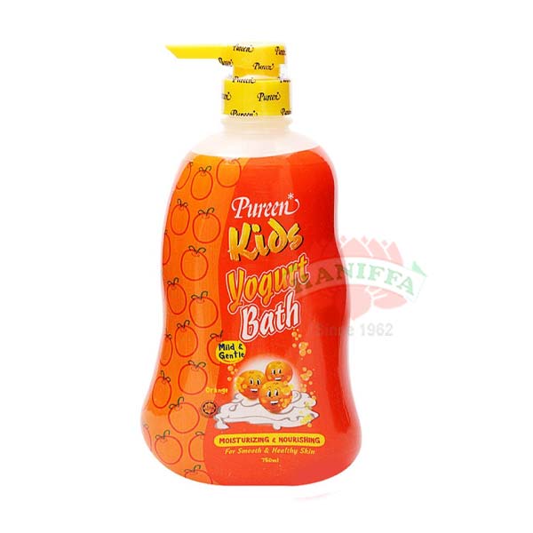 PUREEN KIDS YOGURT BATH ORANGE 750ML Pureen