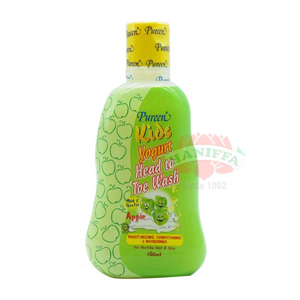 PUREEN KIDS YOGURT HEAD TO TOE WASH APPLE Pureen