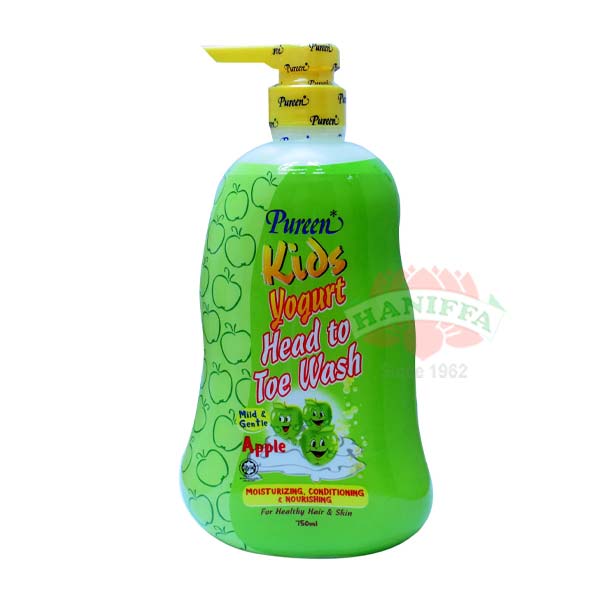 PUREEN KIDS YOGURT HEAD TO TOE WASH APPLE Pureen