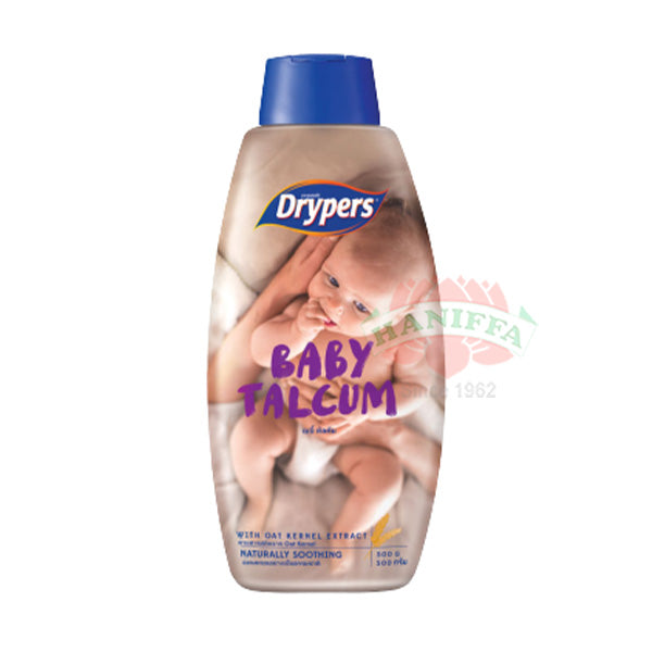 DRYPERS BABY TALCUM POWDER 500G Drypers