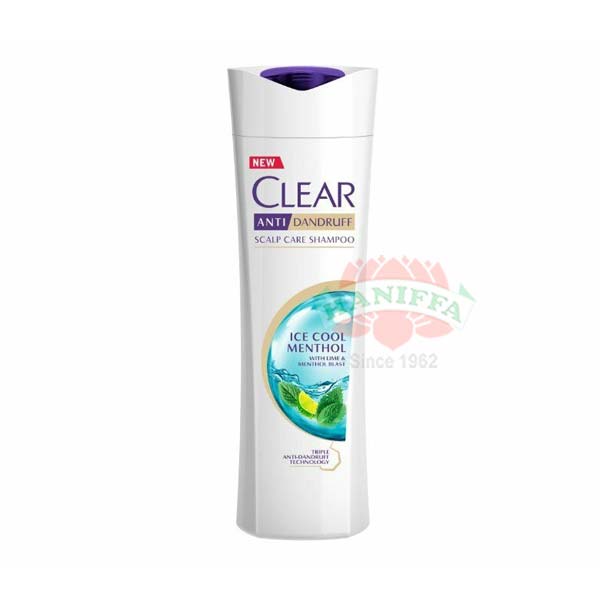 CLEAR ICE COOL MENTHOL SHAMPOO ANTI DANDRUFF Clear