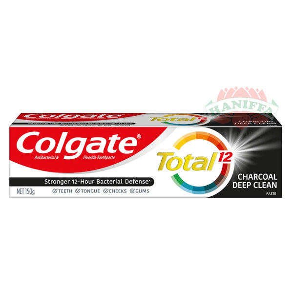 COLGATE TOTAL CHARCOAL DEEP CLEAN TOOTHPASTE 150G Colgate