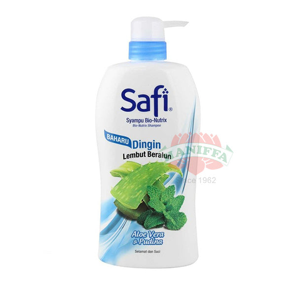 SAFI SHAMPOO BIO-NUTRIX ALOE VERA & PUDINA 650ML Safi