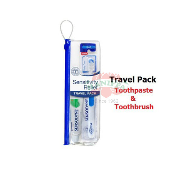 SENSODYNE DAILY PROTECTION TOOTHPASTE 25G + TOOTHBRUSH (TRAVEL PACK) Sensodyne