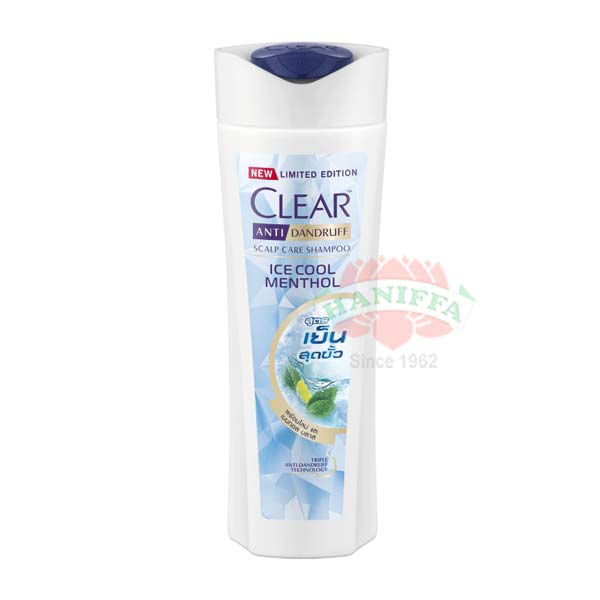 CLEAR ICE COOL MENTHOL SHAMPOO ANTI DANDRUFF Clear