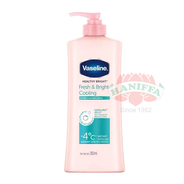 VASELINE FRESH & BRIGHT COOLING UV NIACINAMIDE LOTION 350ML Vaseline