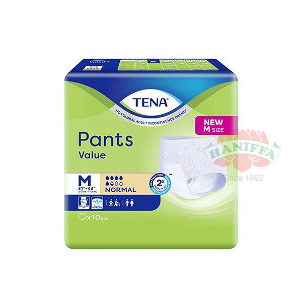 TENA PANTS VALUE NORMAL MEDIUM 10'S Tena