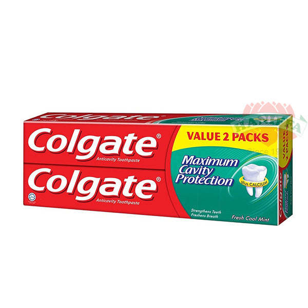 COLGATE RED FRESH COOL MINT TOOTHFREASH 2X225G Colgate