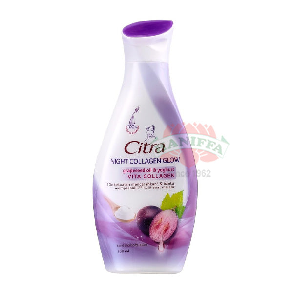 CITRA NIGHT COLLAGEN GLOW BODY LOTION 230ML Citra