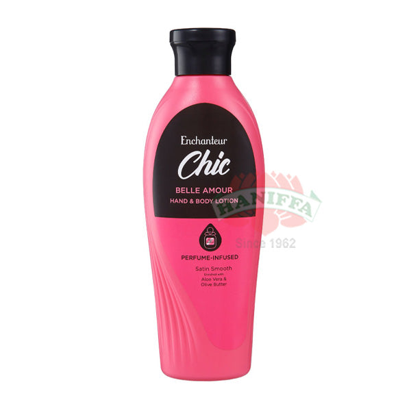 ENCHANTEUR CHIC BELLE AMOUR HAND & BODY LOTION 250ML Enchanteur