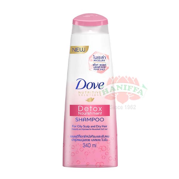 DOVE SHAMPOO HAIR DETOX NOURISHMENT Dove