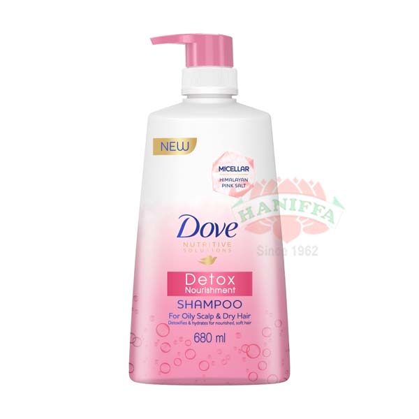 DOVE SHAMPOO HAIR DETOX NOURISHMENT Dove