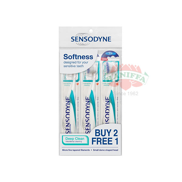 SENSODYNE TOOTHBRUSH DEEP CLEAN SOFT 3'S Sensodyne