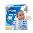 DRYPERS WEE WEE DRY NEW BORN Drypers