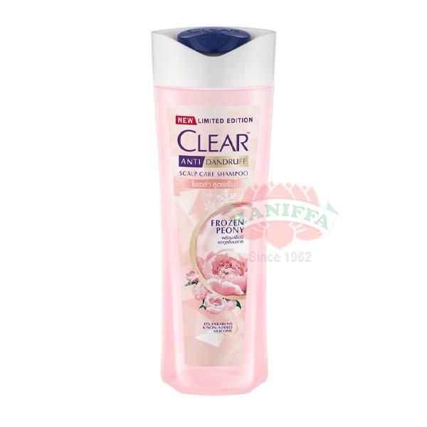 CLEAR ANTI DANDRUFF FROZEN PEONY SHAMPOO 345ML Clear