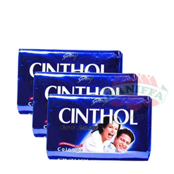 CINTHOL DEO SOAP COLOGNE 3X125G Cinthol