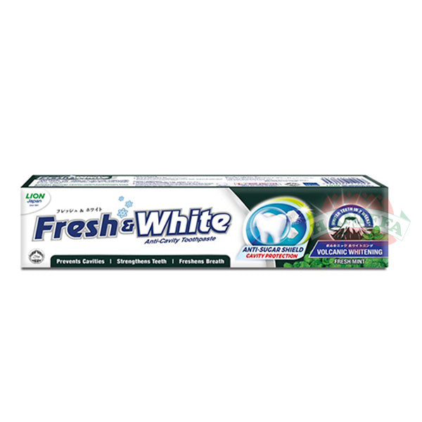 FRESH N WHITE VOLCANIC WHITENING TOOTHPASTE 140G Fresh & White