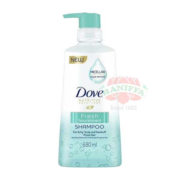 DOVE SHAMPOO FRESH NOURISHMENT 680ML Dove