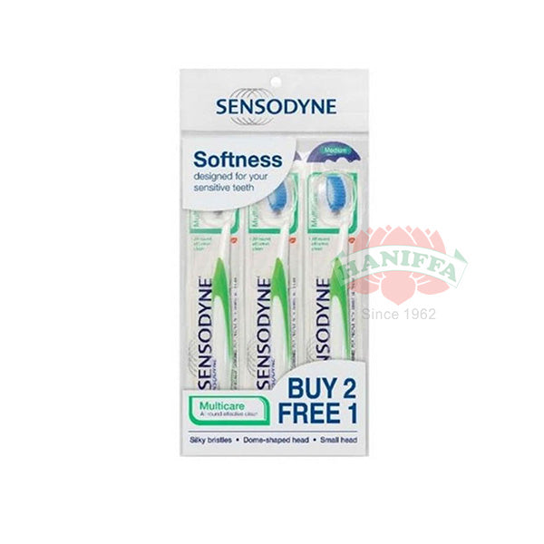 SENSODYNE TOOTHBRUSH MULTICARE MEDIUM 3'S Sensodyne