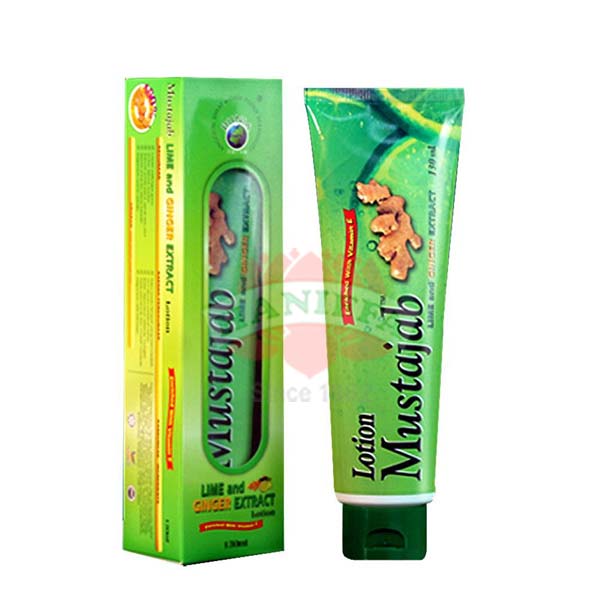 MUSTAJAB LOTION LIME & GINGER 130ML Mustajab