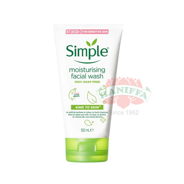 SIMPLE MOISTURISING FACIAL WASH 150ML Simple