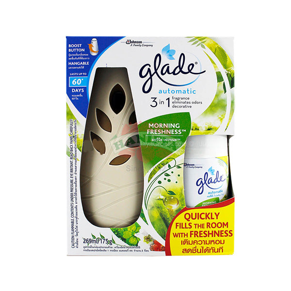 GLADE AUTO 3 IN 1 MORNING FRESH 175G Glade