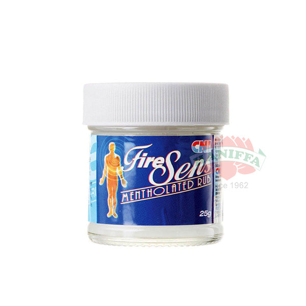 CNI FIRESENS MENTHOLATED RUB BALM 25G CNI