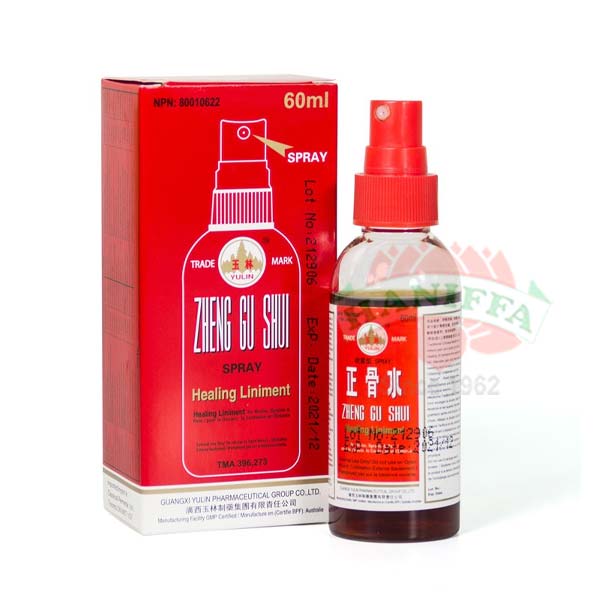 ZHENG HEALING LINIMENT SPRAY 60ML Yulin