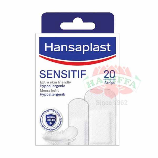 HANSAPLAST SENSITIVE PLASTER 20STRIPS Hansaplat