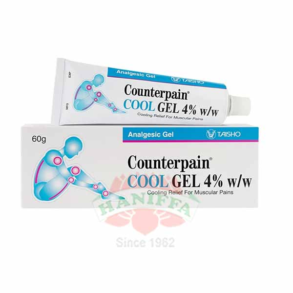 COUNTERPAIN COOL GEL 4% 60G Counterpain