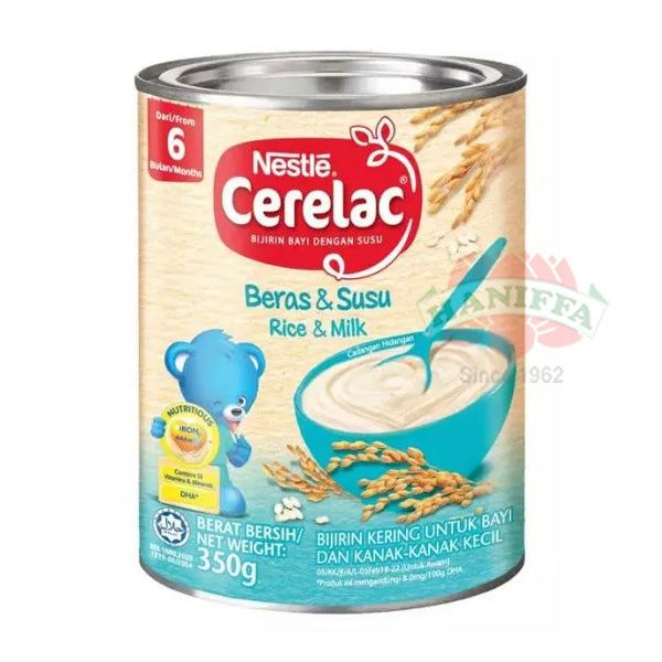 NESTLE CERELAC RICE & MILK 350G (TIN) Nestle