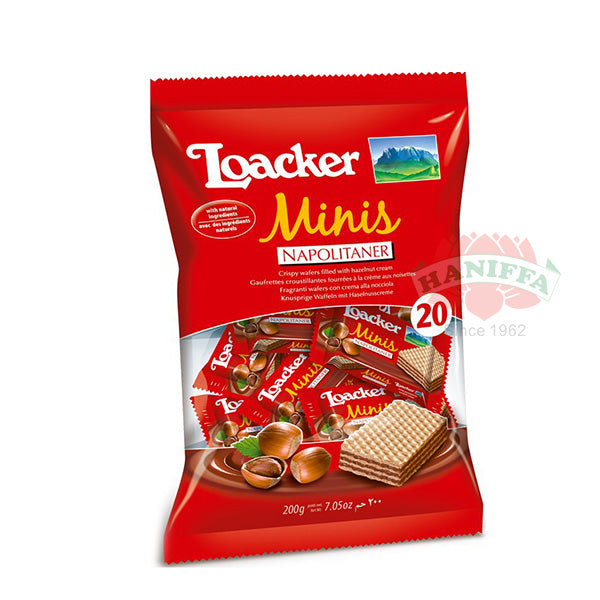 LOACKER MINI NAPOLITANER 200G Loacker