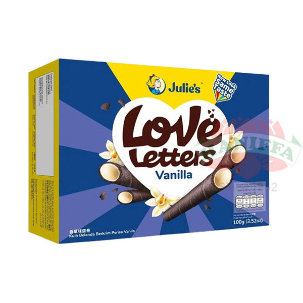 JULIES LOVE LETTERS VANILLA 120G Julies