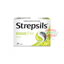 STREPSILS LEMON & HERB SUGAR FREE 24 PCS Strepsils