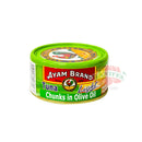 AYAM BRAND TUNA LIGHT CHUNK IN OLIVE OIL 150G Ayam Brand